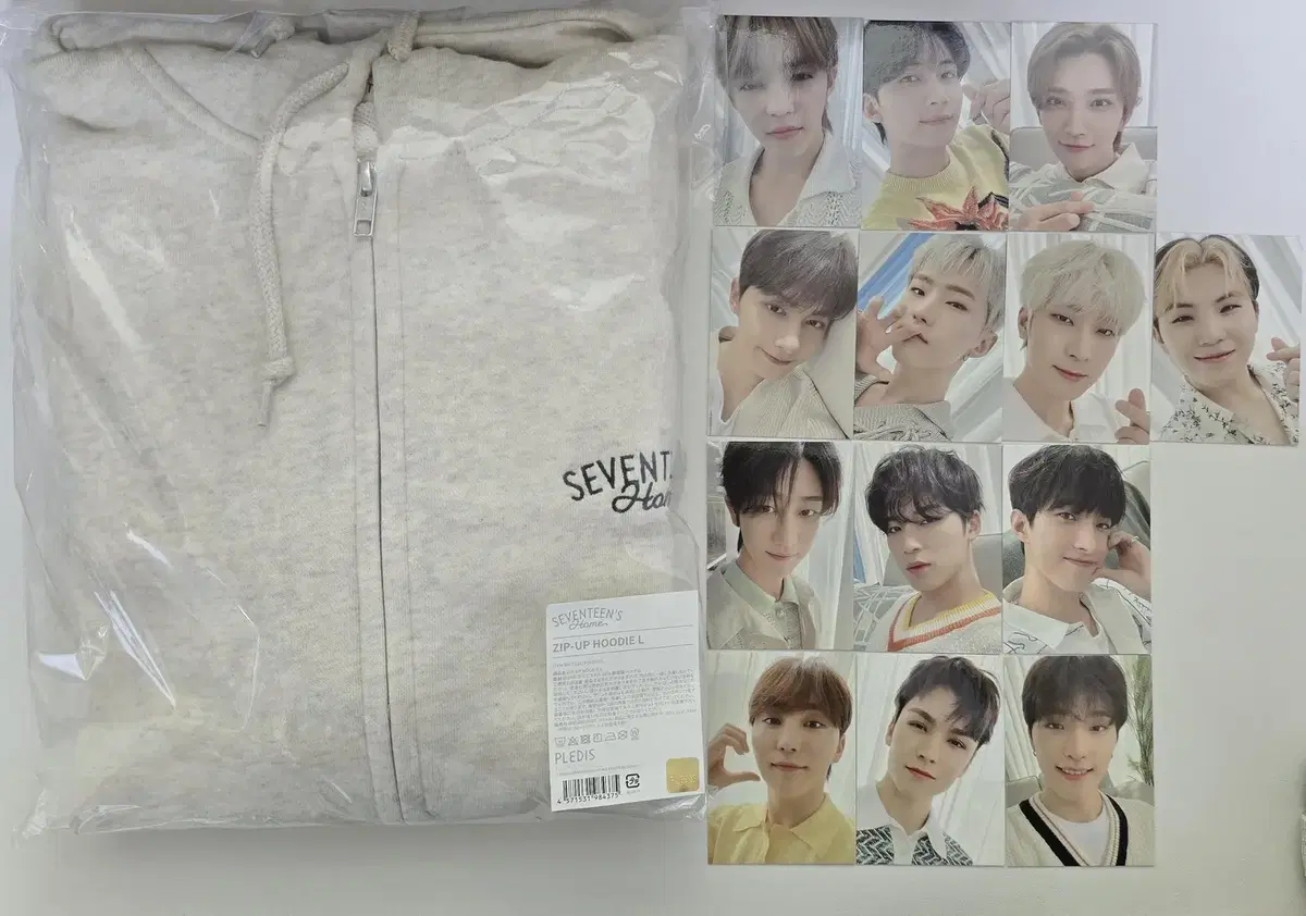 세븐틴 홈 일본 후드집업(L) SEVENTEEN'S HOME ZIP-UP